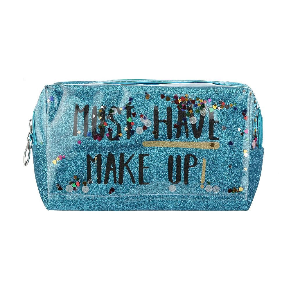 Косметичка Cosmo Shop Must Have Make Up, 18.5*10.5*7.5 см, синя, 1 шт (CS1137A)